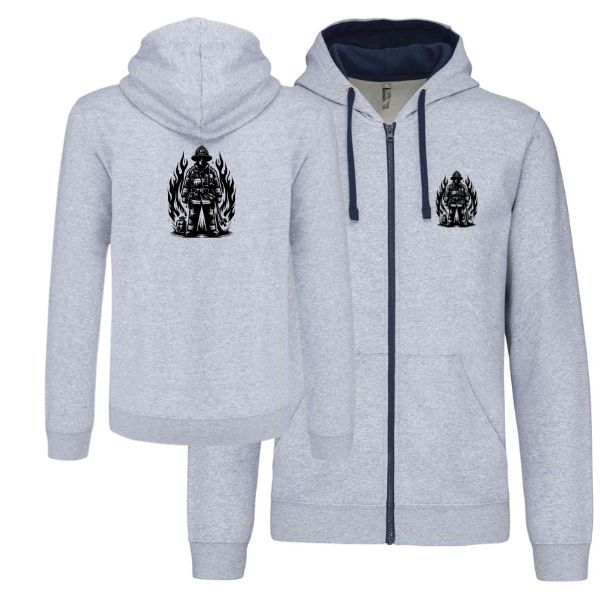 Tűzoltó-szürke /sötétkék pulóver Tűzoltó-szürke /sötétkék pulóver