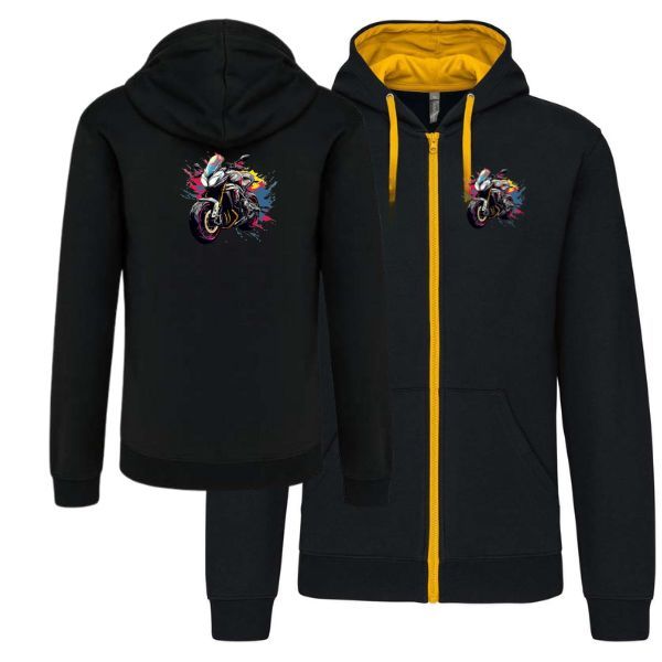 Motor-fekete/sárga pulóver Motor-fekete/sárga pulóver