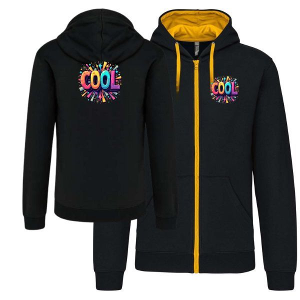 Cool-fekete/sárga pulóver Cool-fekete/sárga pulóver